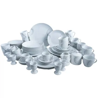 VAN WELL LORA Kombiservice 62-tlg. weiß