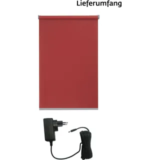 SUNLINES Elektrisches Rollo Miami 180 x 180 cm rot