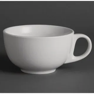 Olympia Cappuccino-Tassen, weiß, 425 ml, 12 Stück
