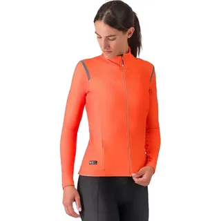 CASTELLI 4520559-857 TUTTO NANO RoS W J. Jacket Damen RED ORANGE Größe S