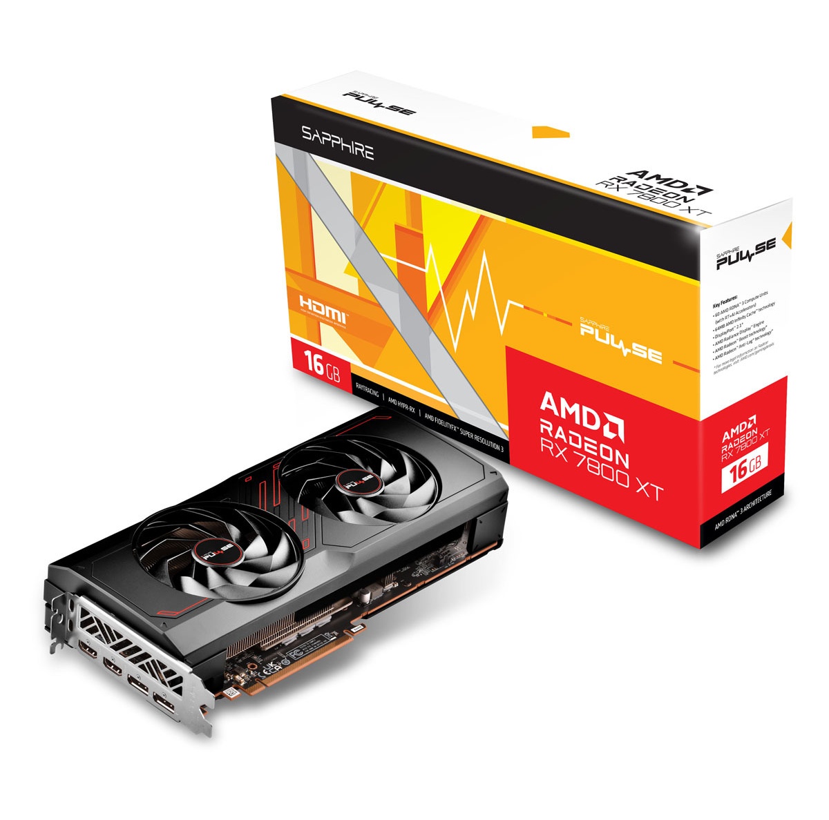 Bild von Pulse Radeon RX 7800 XT 16 GB GDDR6 11330-02-20G