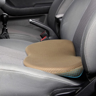 Livtribe Autositzkissen,Ergonomisches Sitzkissen für Auto,Memory Foam Autositzauflage,keilkissen für Autositz,Road Trip Essentials für Fahrer(Beige)