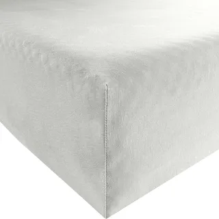 BASSETTI Spannbettlaken Baumwolle-Jersey-Elasthan 180 x 200 - 200 x 220 cm weiß