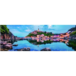 Dino Panorama-Puzzle Insel KRK 1000 Teile Landschaft