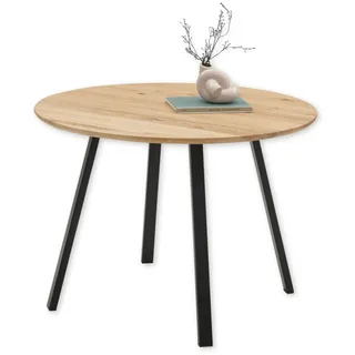 Stolkom Nils Ø 110 cm Eiche schwarz