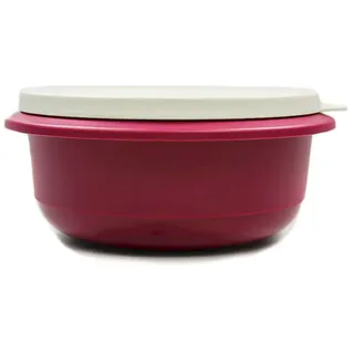 TUPPERWARE Rührschüssel Pro 1,0 L dunkelpink Hefeteig Hefe Teig Schüssel Germteig - Pink, Weiß