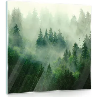 WallArena Glasbilder Bilder, Natur, | Bilder auf Glass - Wandbild XXL groß Wandbilder für Wohnzimmer Schlafzimmer Wohnzimmerbilder Modern