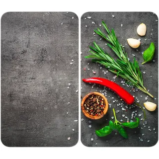 Wenko Herdabdeckplatte Universal Mod. Rosmarin 30 x 52 cm mehrfarbig