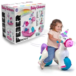 Feber Baby Unicorn 2in1", mit Licht- und Soundeffekt; Made in Europe, bunt,