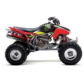 One Industries Monster Energy Honda Trx450 04-12 Grafik-kit - Green - One Size