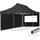 Faltpavillon 3 x 6 m inkl. 2 Seitenteile Schwarz