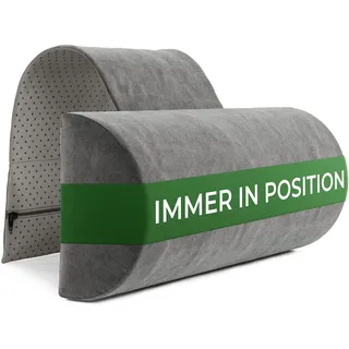 Nackenrolle für Sessel mit Gegengewicht (100% Memory Schaum), Nackenkissen Sofa Couch hängend, Nackenstütze für Kopfteil Bett, Kopfkissen für Liegestuhl, ergonomisches nackenkissen, nackenrolle