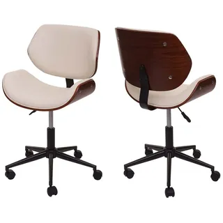 Mendler HWC-G25 Bugholz Walnuss-Optik Creme