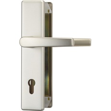 Bild Tür-Schutzbeschlag HLT612 F2 mit beidseitigem Drücker, neusilber, 24909