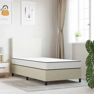 vidaXL Matratze Bonnell-Federkern Mittel 100x200 cm - Weiß