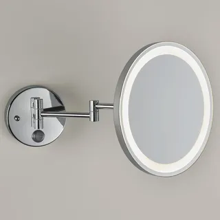LEDS C4 Reflex Bad-Wandleuchte - 7,4 W, Warmweiß, 139 lm, IP44, Silber - Silber