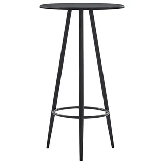 vidaXL 3-tlg. Bar-Set Stoff Schwarz - Schwarz