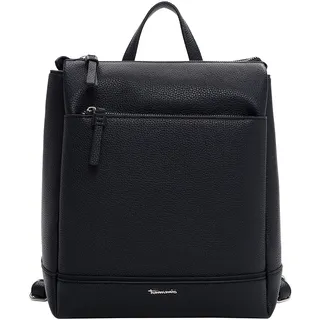 Rucksack TAMARIS "Rucksack TAS Kennia", Damen, Gr. B/H/T: 25cm x 28cm x 16cm, blau (blau 500), Obermaterial: 60% Polyurethan PU. 40% Polyester PES., Rucksäcke Rucksack