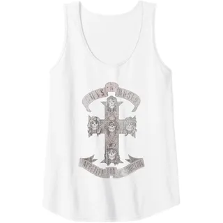 Guns 'n' Roses Appetite for Destruction Rock Music Band Tank Top, Damen, Weiß, M