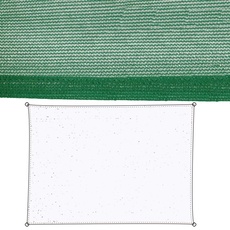 LOLAhome Sonnensegel, rechteckig, Grün, aus Faser, 3,5 x 5 m