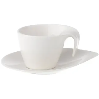 Villeroy & Boch Espressotasse mit Untertasse 0,1 l Weiß