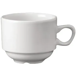Churchill Super Verglastes P271 KBJ stapelbar Nova Tee Tasse, weiß (24 Stück)