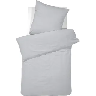 Damai Bio Satin Grau 155 x 220 cm + 80 x 80 cm