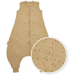 Meyco Jumper Rib Mini Spot toffee melange