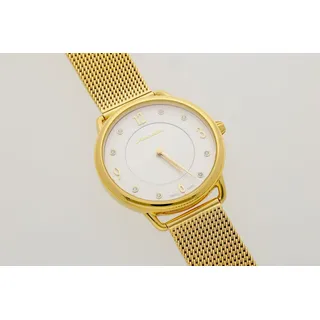 Mercedes-Benz Original Damen Armbanduhr Edelstahl Classic Lady Gelbgold OVP