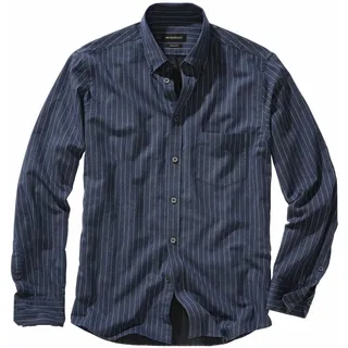 Business-Flanellhemd Blau 38