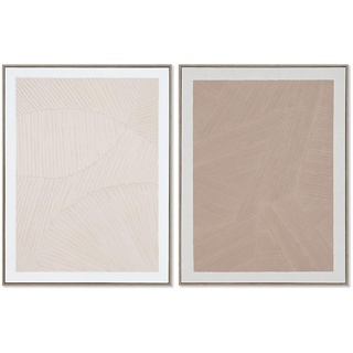 Home ESPRIT Modernes urbanes Bild, 62,3 x 4,5 x 82,3 cm, 2 Stück
