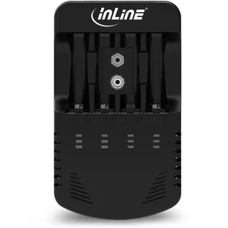 InLine Stecker-Ladegerät NiCd+NiMH AA und AAA,