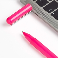 Lexon C-Pen USB-C-Flash-Speicher, 32 GB, Edelstahl für Clip, ABS-Hauptteil (Pink Fluo)