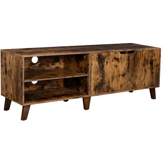 VASAGLE Lowboard, LTV027X01 vintage-braun 140,0 x 40,0 x 50,0 cm, 1 St.