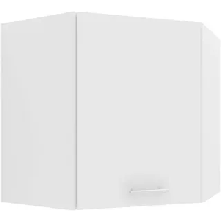 Mid.you Eckoberschrank , Weiß , Holzwerkstoff , 1 Fächer , 57x60x57 cm , hängend , Küchen, Küchenmöbel, Küchenschränke, Küchenoberschränke