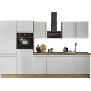 kochstation Küchenzeile Florida 330 cm weiß