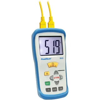 Peaktech Thermometer 2x -50...+1300 °C ( 5115) (Thermometer), Messtechnik