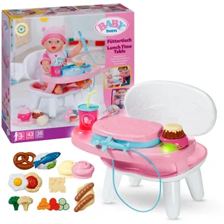 Zapf Creation Füttertisch mit Licht- und Soundfunktion für 43 cm Puppen 840634