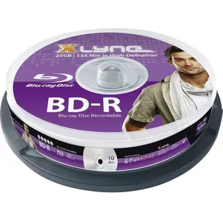 XLYNE BD-R Bluray Rohlinge │ 25 GB │ 6x Speed │ 10er Spindel