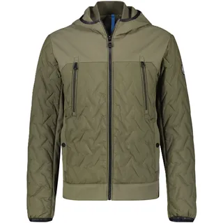 Lerros Steppjacke »LERROS Herren Steppjacke mit Kapuze« mit Kapuze Wasser- und windabweisend, grün
