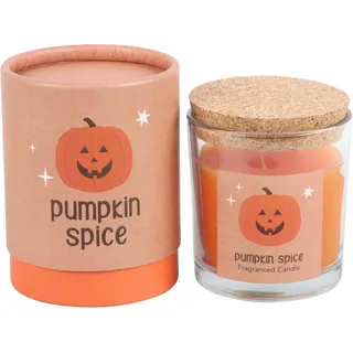 Kürbis-Gewürzkerze: gemütliches Ambiente, fesselnder Duft, charmantes Design – perfekt für Herbstabende und Halloween-Feiern