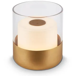 Briloner Mini LED Tischlampe Goldfarbig 2 St.