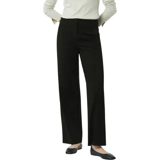 Marlene-Hose COMMA, Damen, Gr. 38, N-Gr, schwarz, Web, Obermaterial: 48% Polyamid, 42% Viskose, 10% Elasthan, unifarben, relaxed fit knöchellang, Hosen Marlene-Hose, mit Taschen