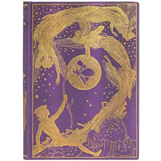 Paperblanks Hardcover Notizbuch Violet Fairy Midi Liniert