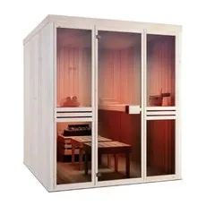 Finntherm Sauna Karina 1820 Naturbelassen 175 cm x 194 cm