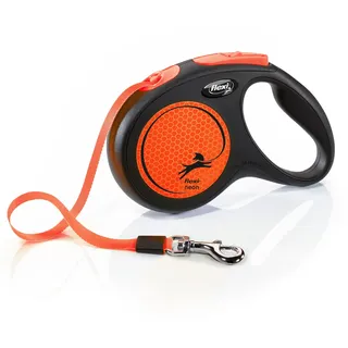 flexi New Neon M 5m, 25kg black/neon Orange