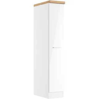 kochstation Apothekerschrank KS-Milan 30 x 60 x 166 cm Weiß