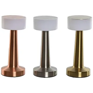 Home ESPRIT Tischlampe, Kupfer, Gold, Silber, 9 x 9 x 21 cm (3 Stück)