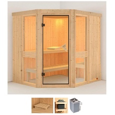 Bild von Sauna »Aline 1«, (Set), 9-kW-Ofen mit integrierter Steuerung beige