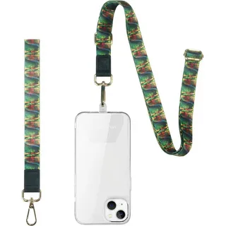 imoshion Universell verstellbares Telefonband + Handschlaufe - Retro - Bunt